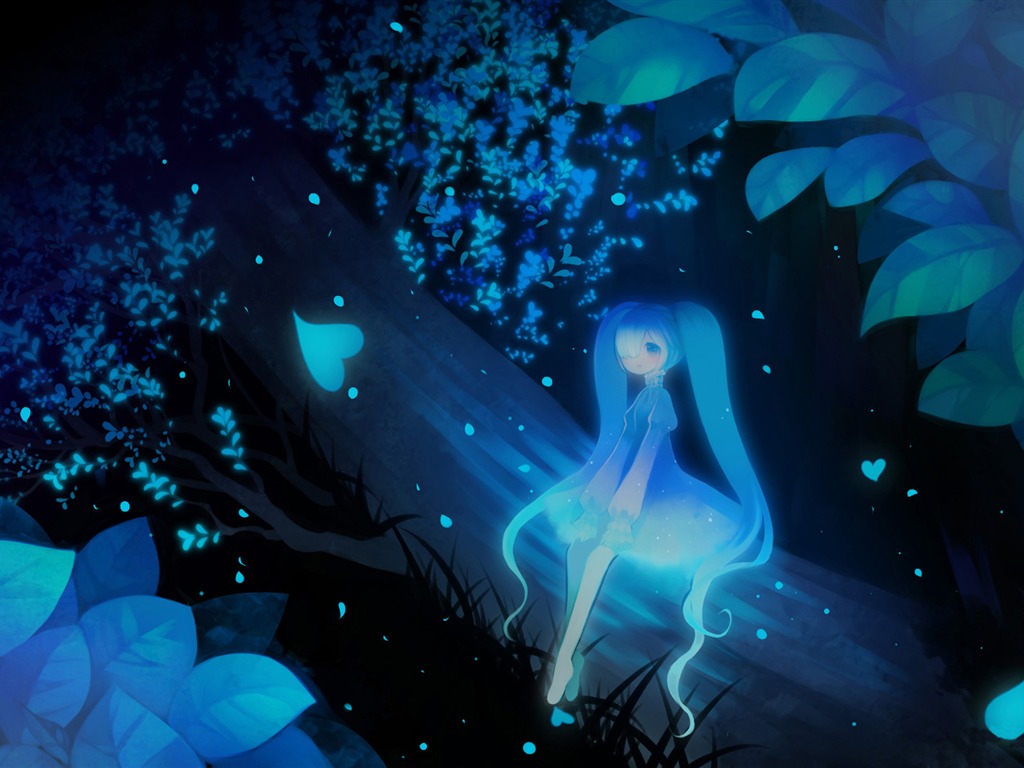 初音未來系列 壁紙(一) #4 - 1024x768