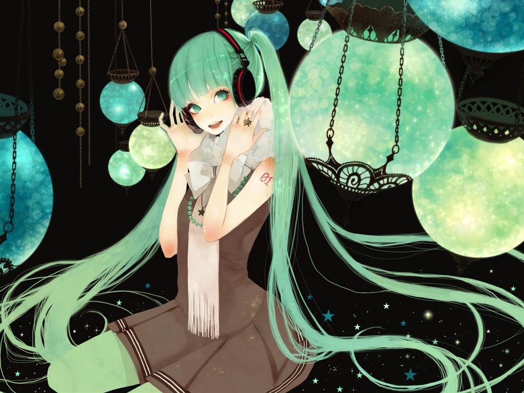初音未來系列 壁紙(一) #20 - 1024x768
