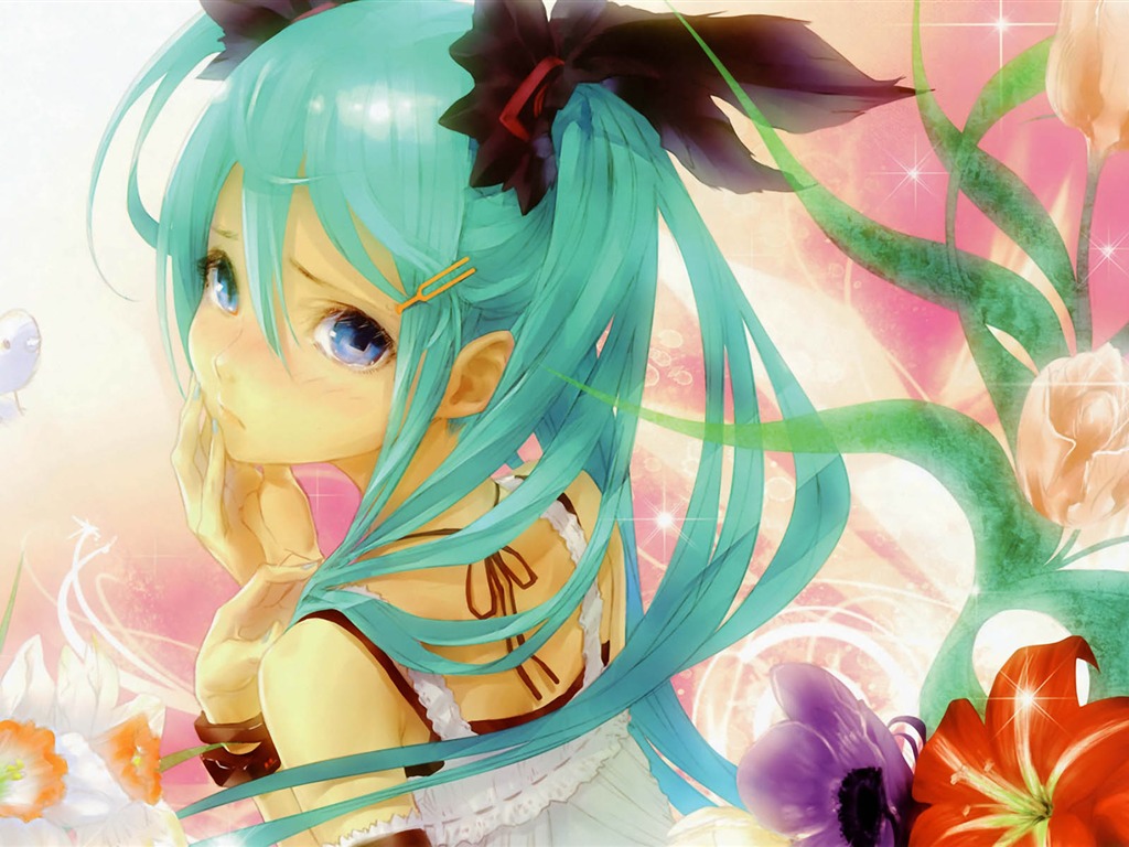 Hatsune nächste Serie Wallpaper (2) #2 - 1024x768