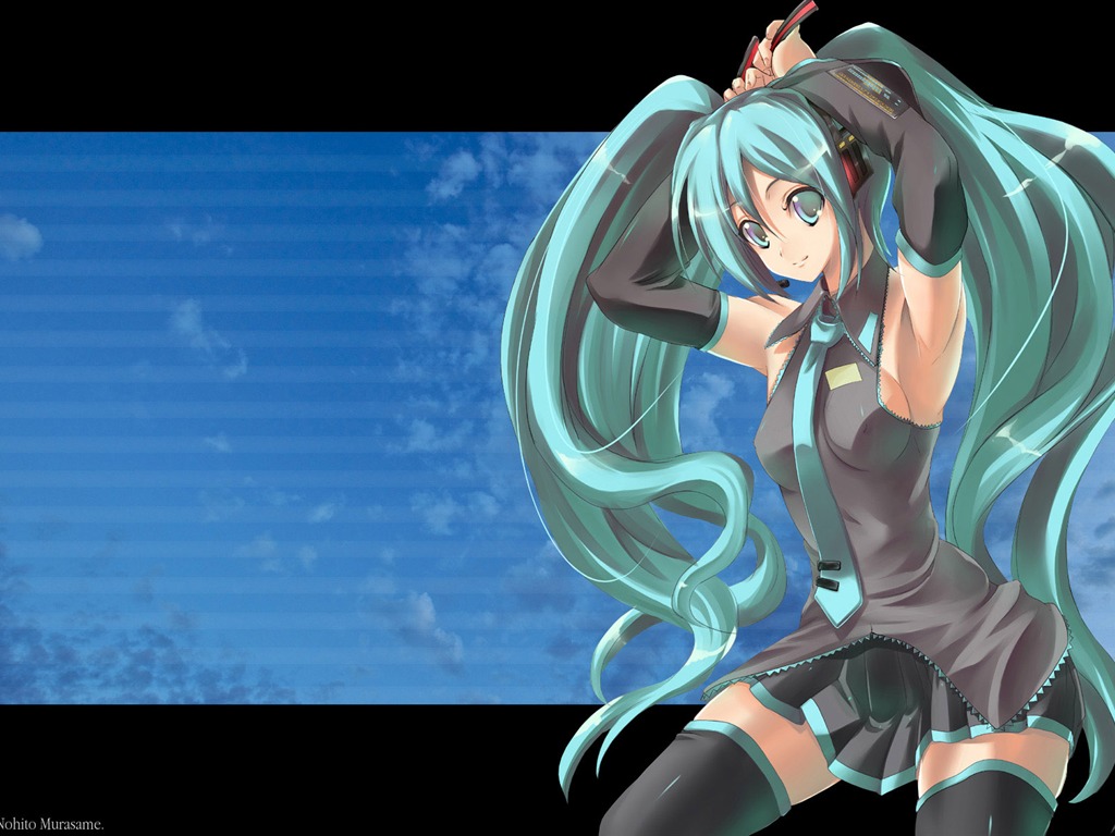 Hatsune next series wallpaper (2) #4 - 1024x768