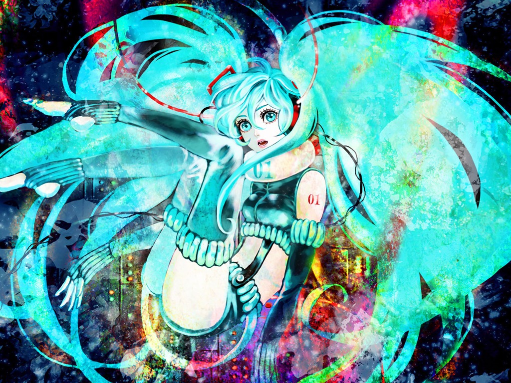 初音未來系列 壁紙(三) #2 - 1024x768