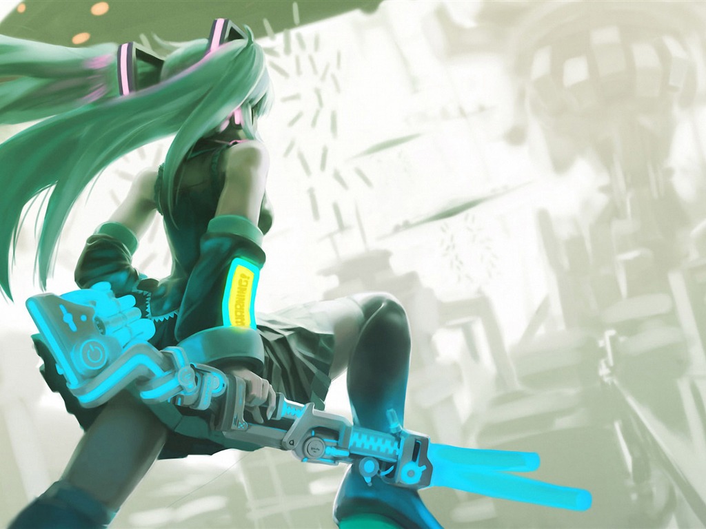 Hatsune next series wallpaper (3) #6 - 1024x768