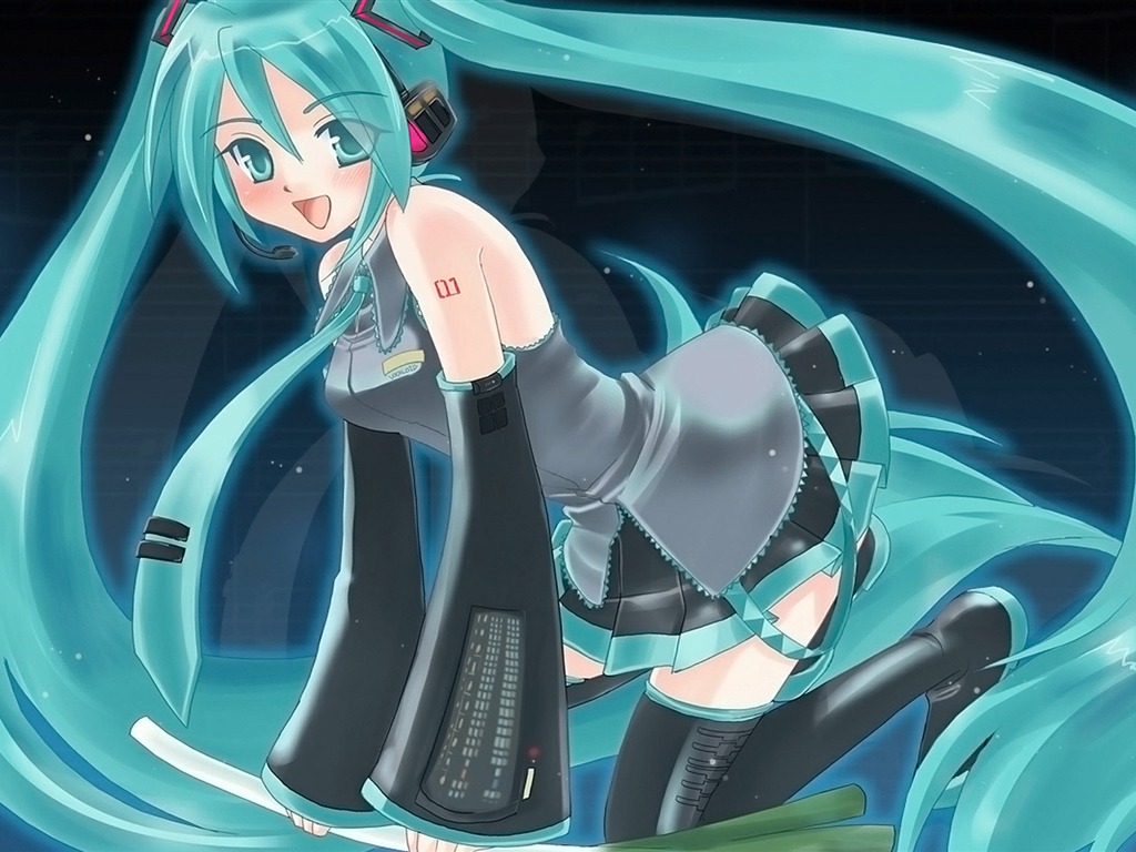 Hatsune next series wallpaper (4) #4 - 1024x768