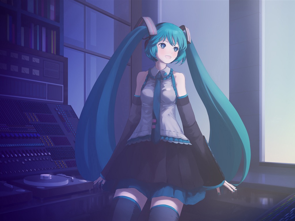 初音未來系列 壁紙(四) #5 - 1024x768