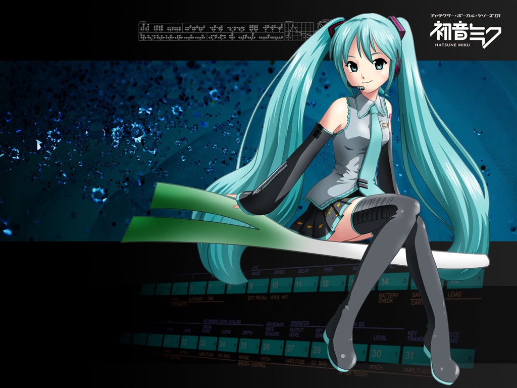 Hatsune next series wallpaper (4) #9 - 1024x768