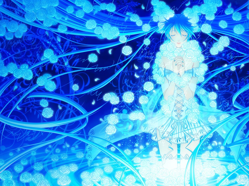 初音未來系列 壁紙(四) #11 - 1024x768