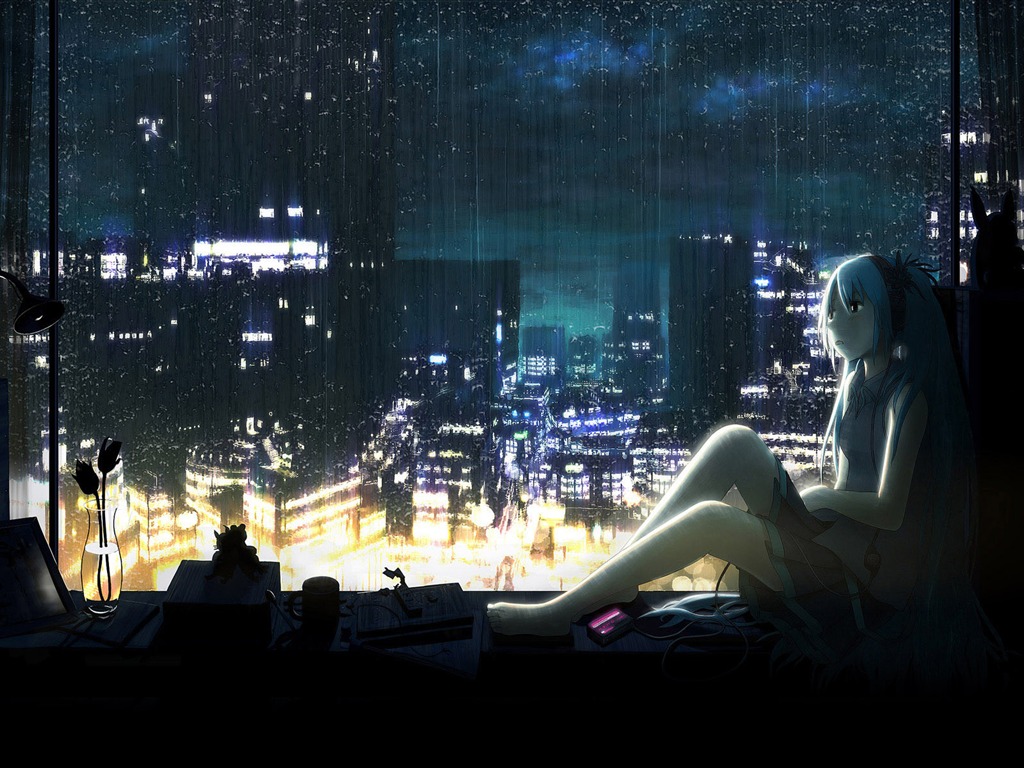 初音未來系列 壁紙(四) #18 - 1024x768