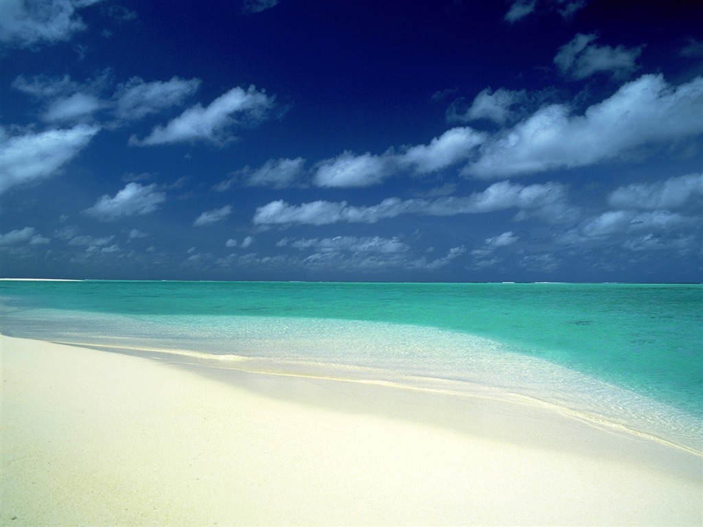 Beach scenery wallpapers (1) #3 - 1024x768