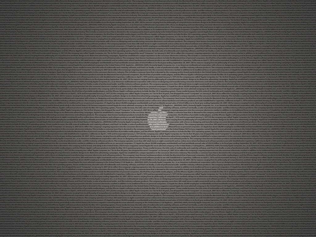 Apple主題壁紙專輯(19) #16 - 1024x768