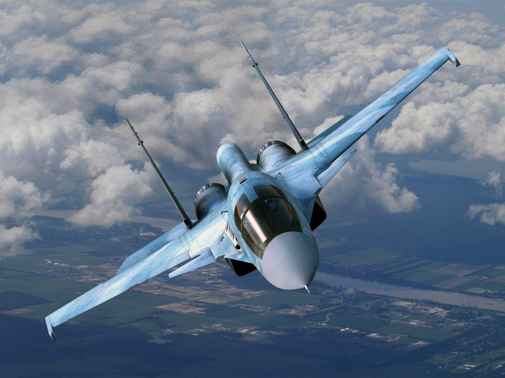 軍用飛機 CG壁紙 #27 - 1024x768