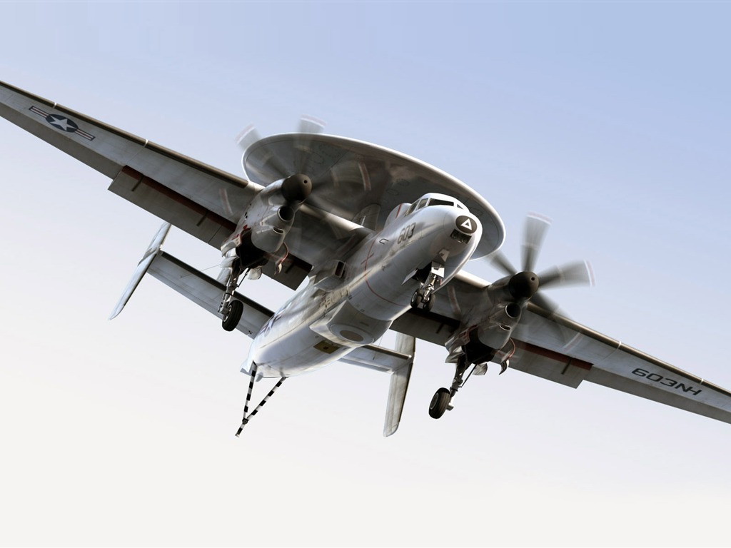 軍用飛機 CG壁紙 #28 - 1024x768