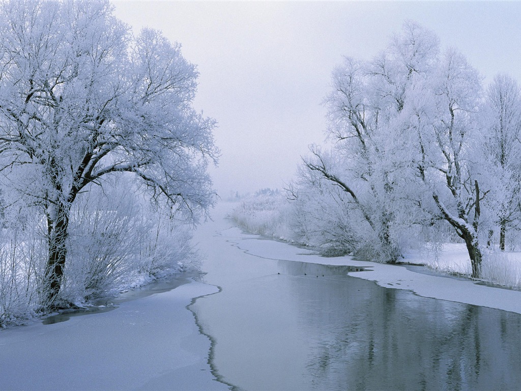 寬屏雪景 壁紙(一) #5 - 1024x768