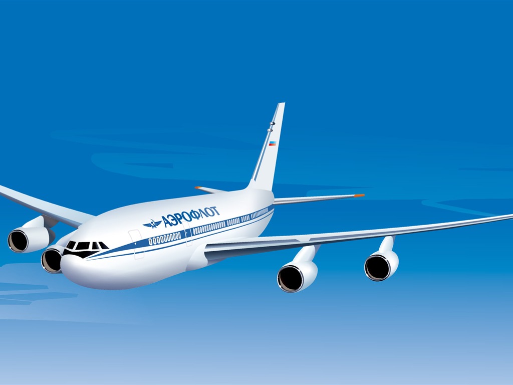 民航飛機寫真 高清壁紙 #8 - 1024x768