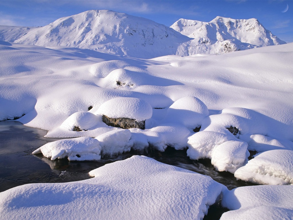 寬屏雪景 壁紙(二) #19 - 1024x768
