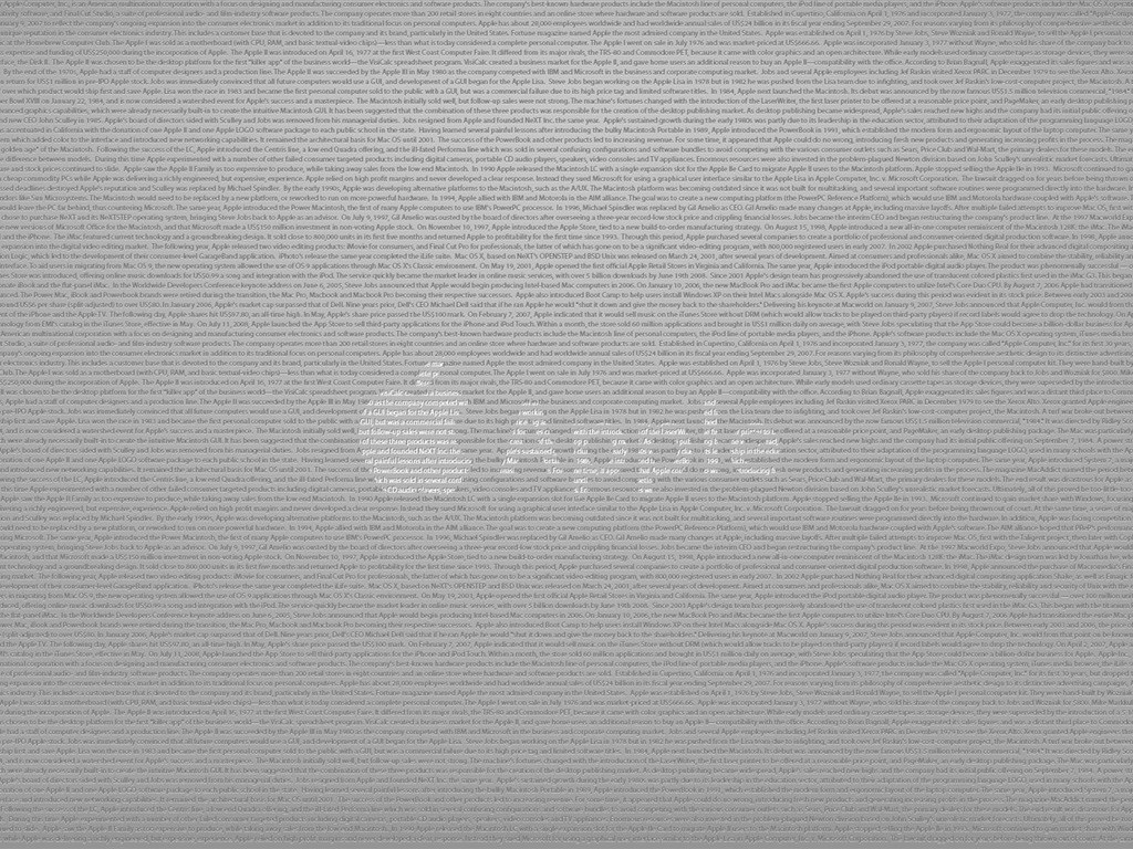 Apple主題壁紙專輯(31) #5 - 1024x768