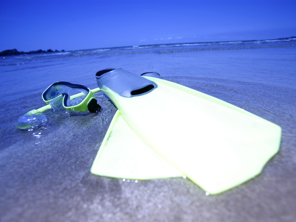 Beach foto tapety (2) #12 - 1024x768