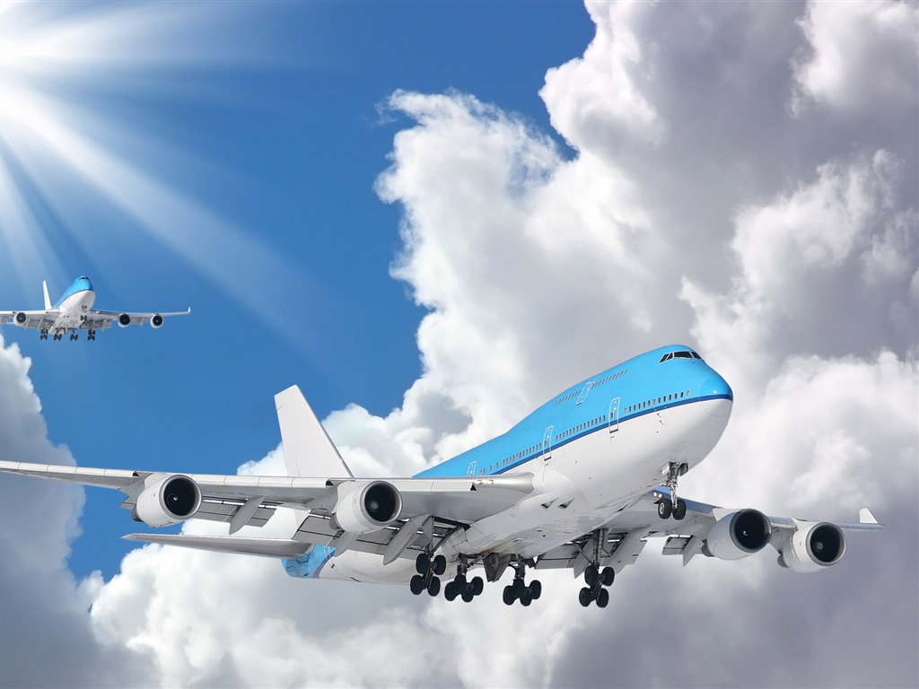 民航飛機寫真 高清壁紙(二) #19 - 1024x768