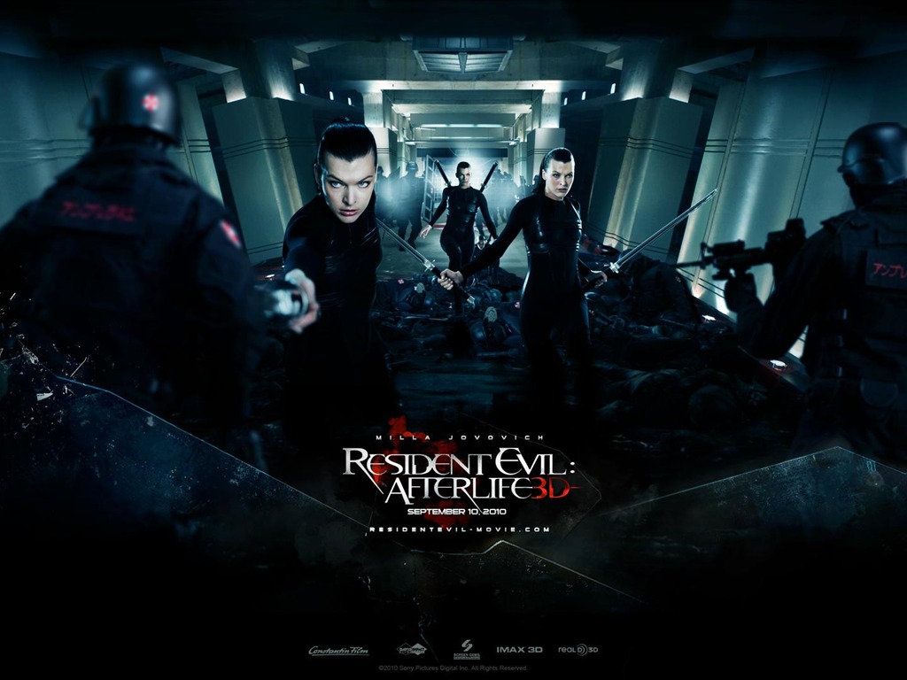 Resident Evil: posmrtný život HD wallpaper #15 - 1024x768