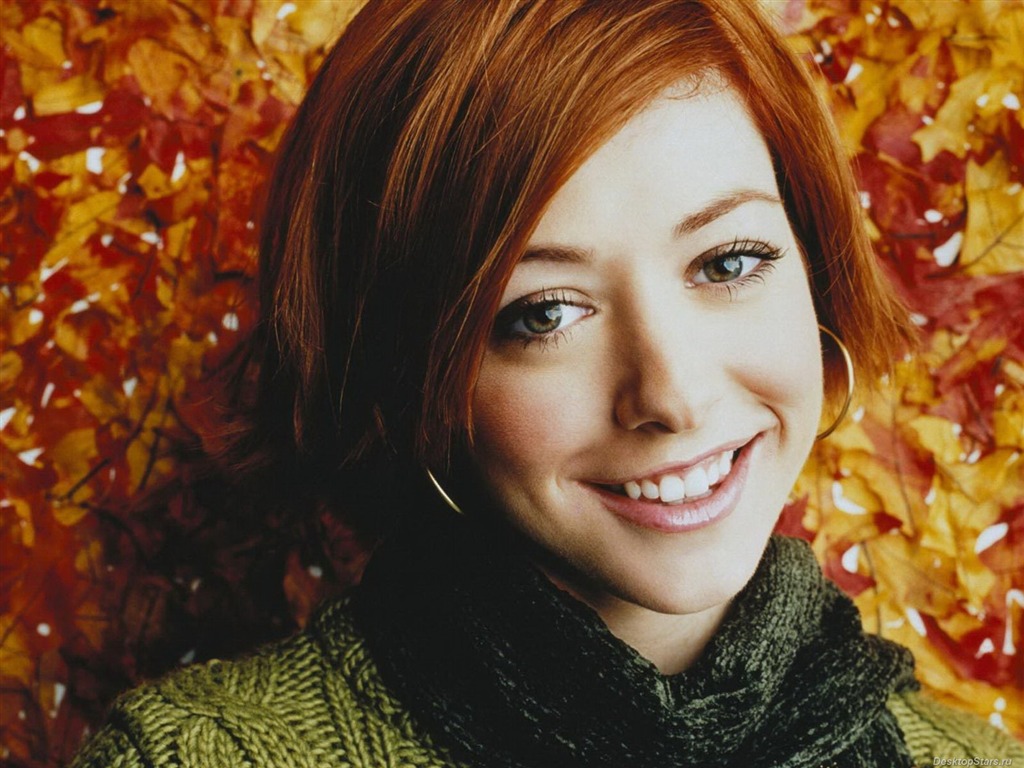 Alyson Hannigan krásnou tapetu #6 - 1024x768