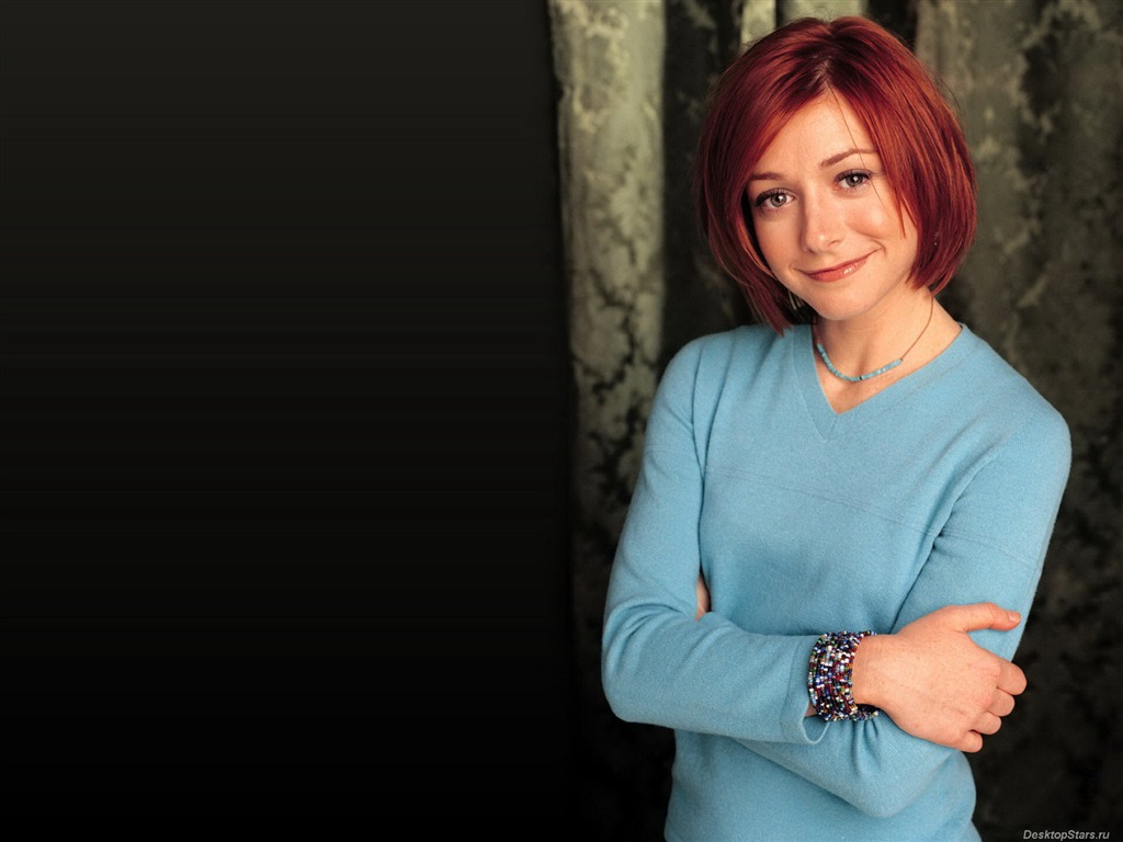 Alyson Hannigan krásnou tapetu #15 - 1024x768