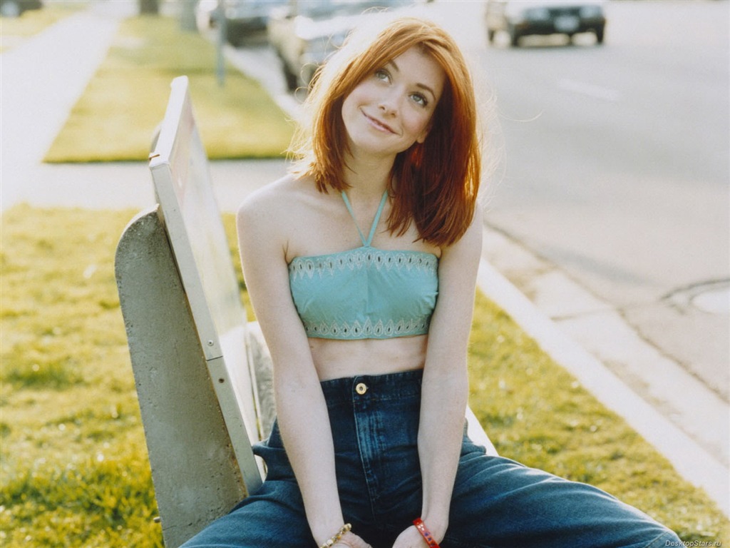 Alyson Hannigan beautiful wallpaper #23 - 1024x768