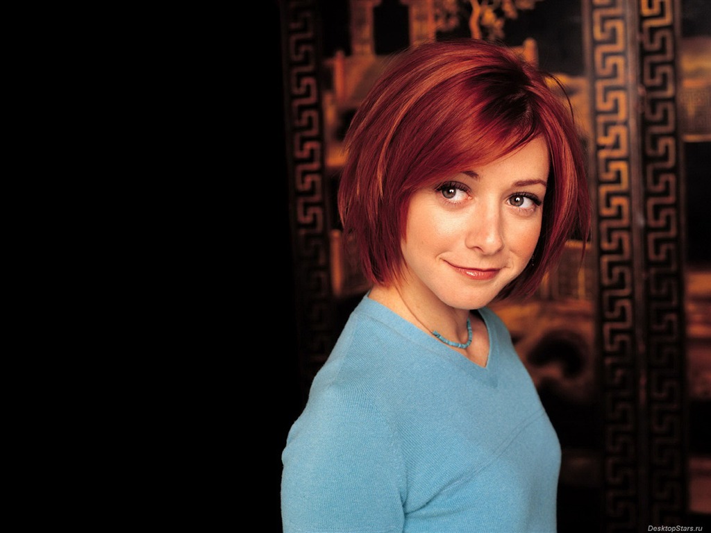 Alyson Hannigan krásnou tapetu #25 - 1024x768