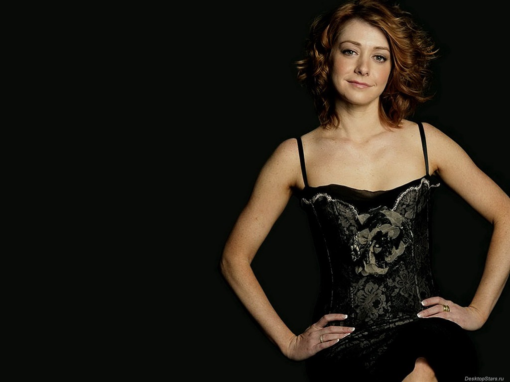 Alyson Hannigan krásnou tapetu #28 - 1024x768