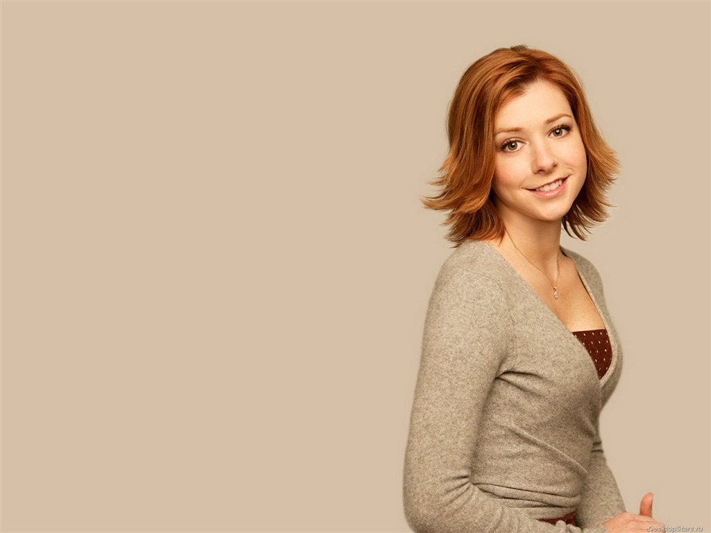 Alyson Hannigan krásnou tapetu #36 - 1024x768