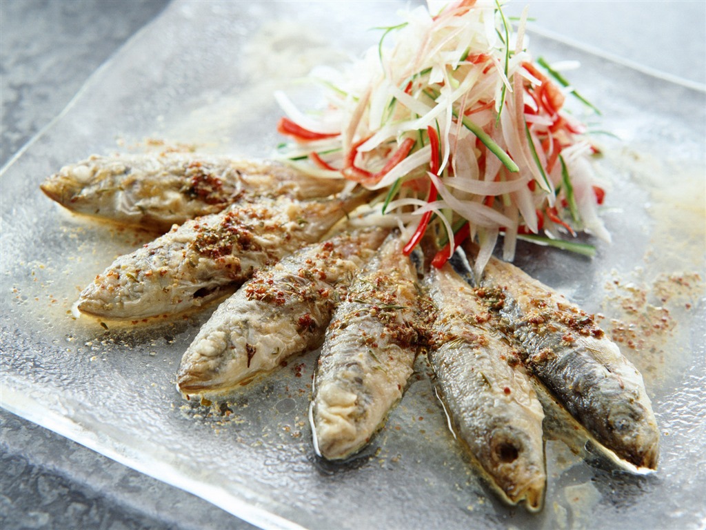 Gourmet dinner wallpaper (2) #9 - 1024x768