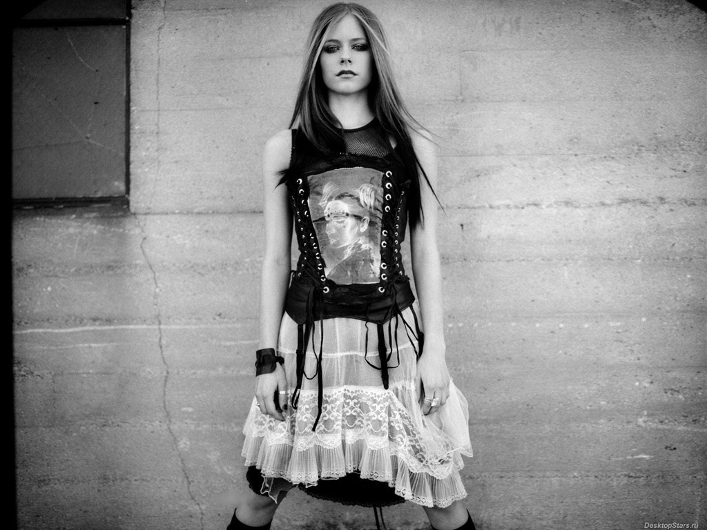 Avril Lavigne krásnou tapetu (3) #8 - 1024x768