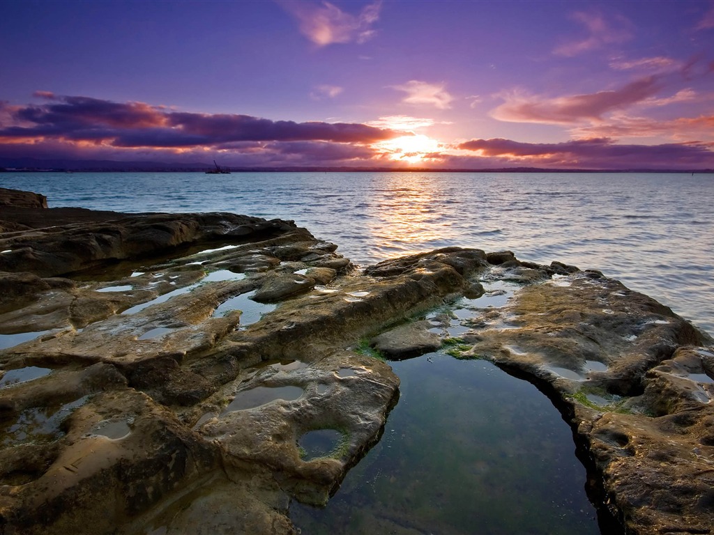 超大海滨海岸风光 壁纸(一)5 - 1024x768