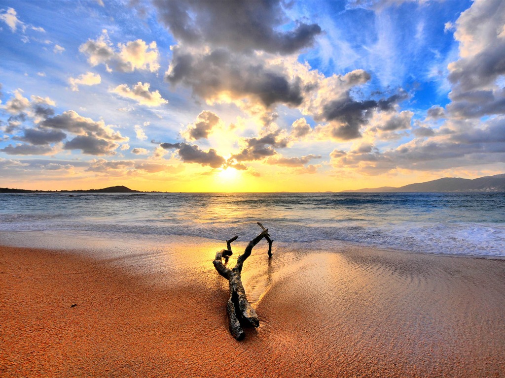 超大海濱海岸風光 壁紙(一) #11 - 1024x768