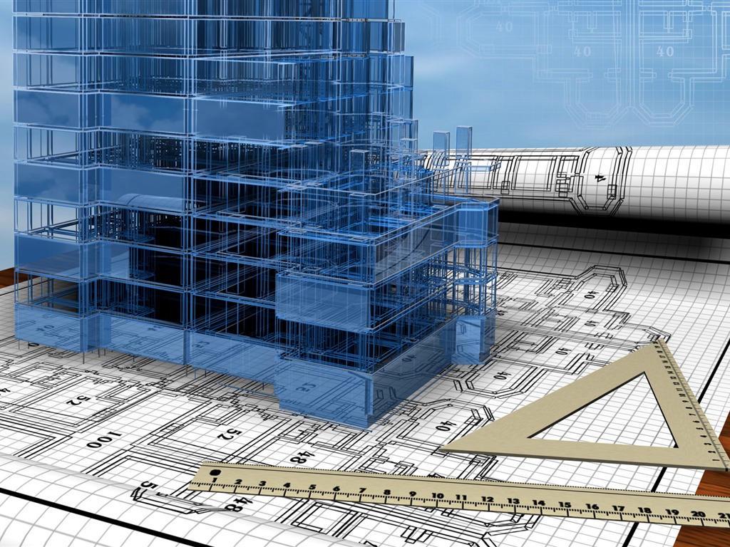 3D 建築設計 壁紙(一) #7 - 1024x768