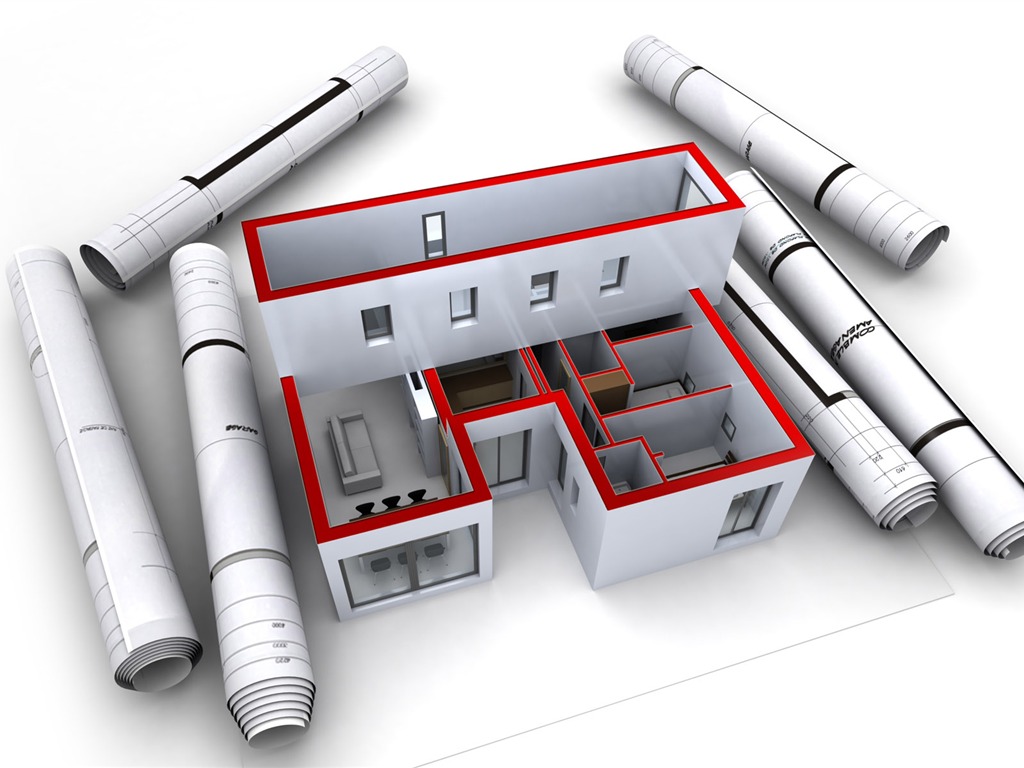 3D 建築設計 壁紙(一) #20 - 1024x768