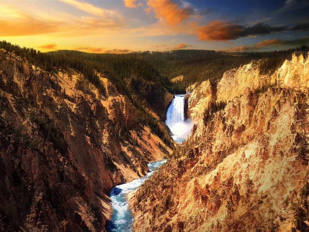 Große malerische Landschaft Wallpaper (1) #6 - 1024x768