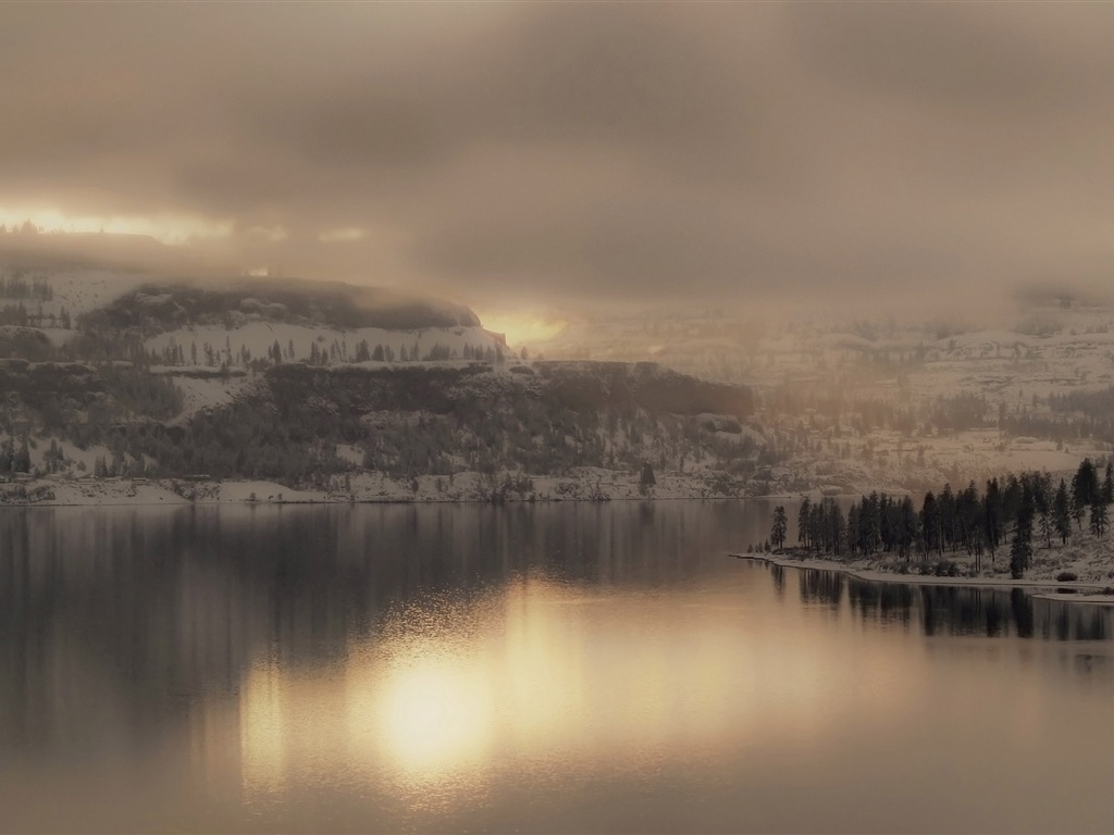 Large picturesque landscape wallpaper (1) #8 - 1024x768