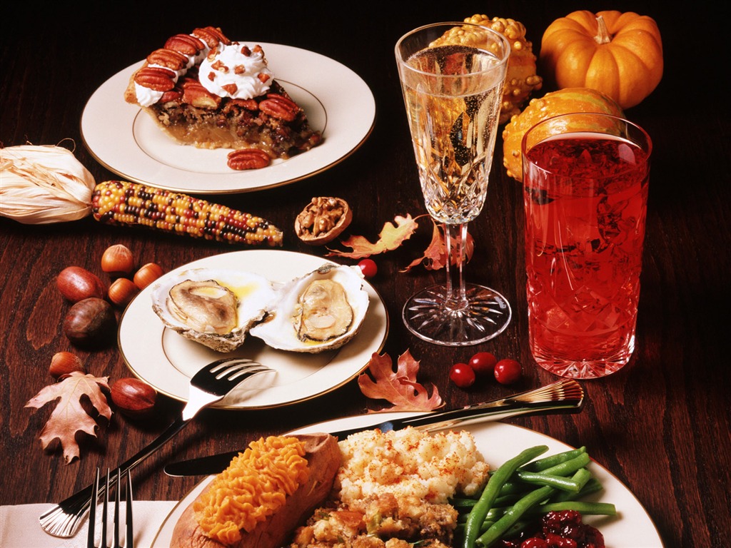 Gourmet dinner wallpaper (8) #4 - 1024x768