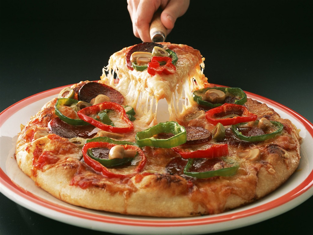 Fond d'écran Alimentation Pizza (1) #17 - 1024x768