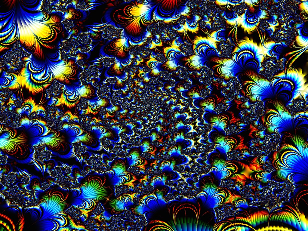 Super Bright Muster Tapete (2) #8 - 1024x768