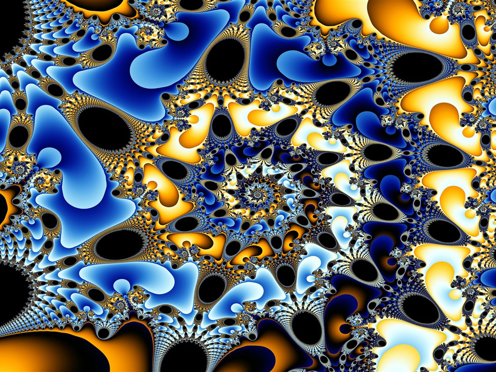 Super Bright Muster Tapete (3) #1 - 1024x768