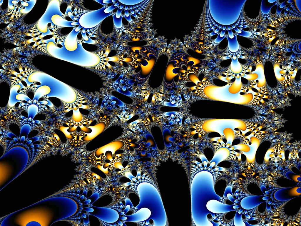 Super Bright Muster Tapete (3) #6 - 1024x768