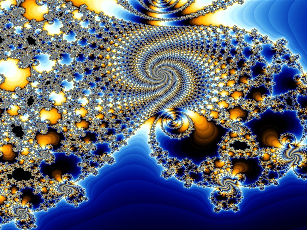 超大炫彩花紋 壁紙(三) #8 - 1024x768