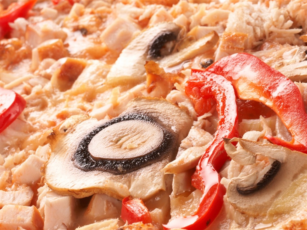 Pizza 美食壁紙(三) #19 - 1024x768