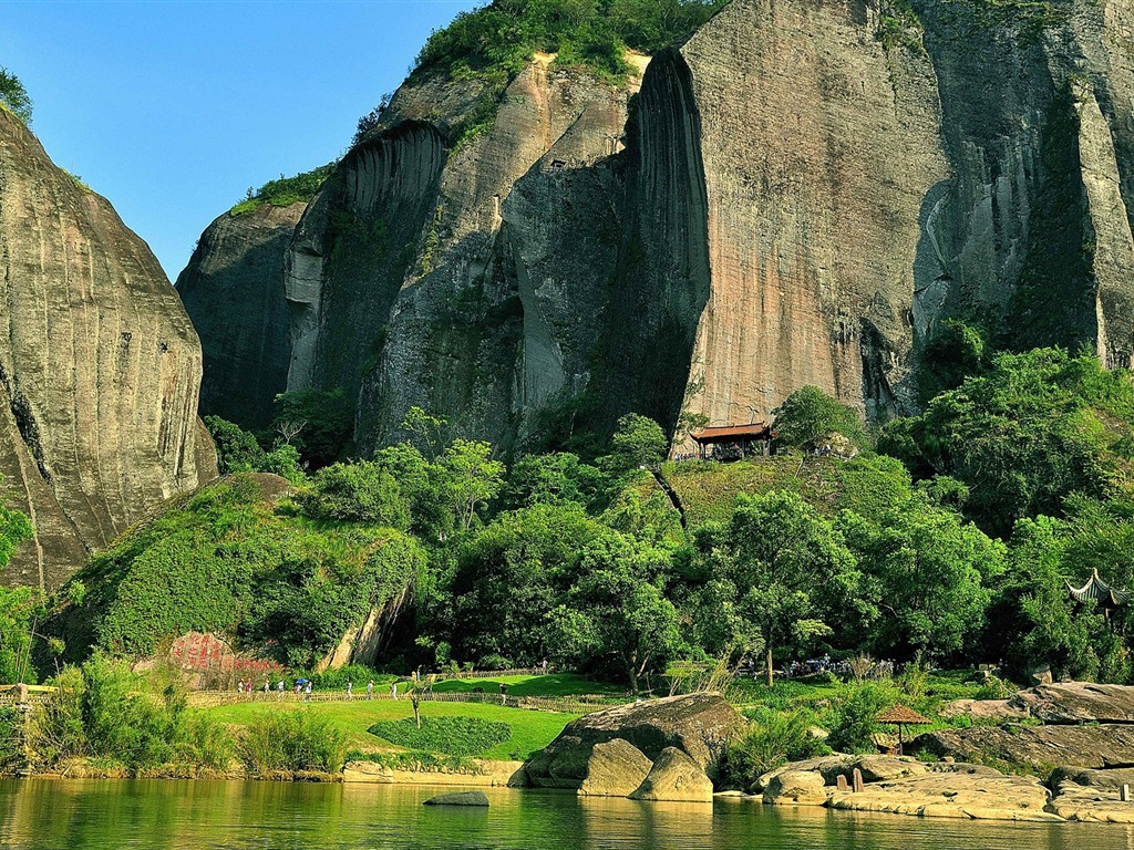 Wuyi jiuqu scenery (photo Works of change) #11 - 1024x768