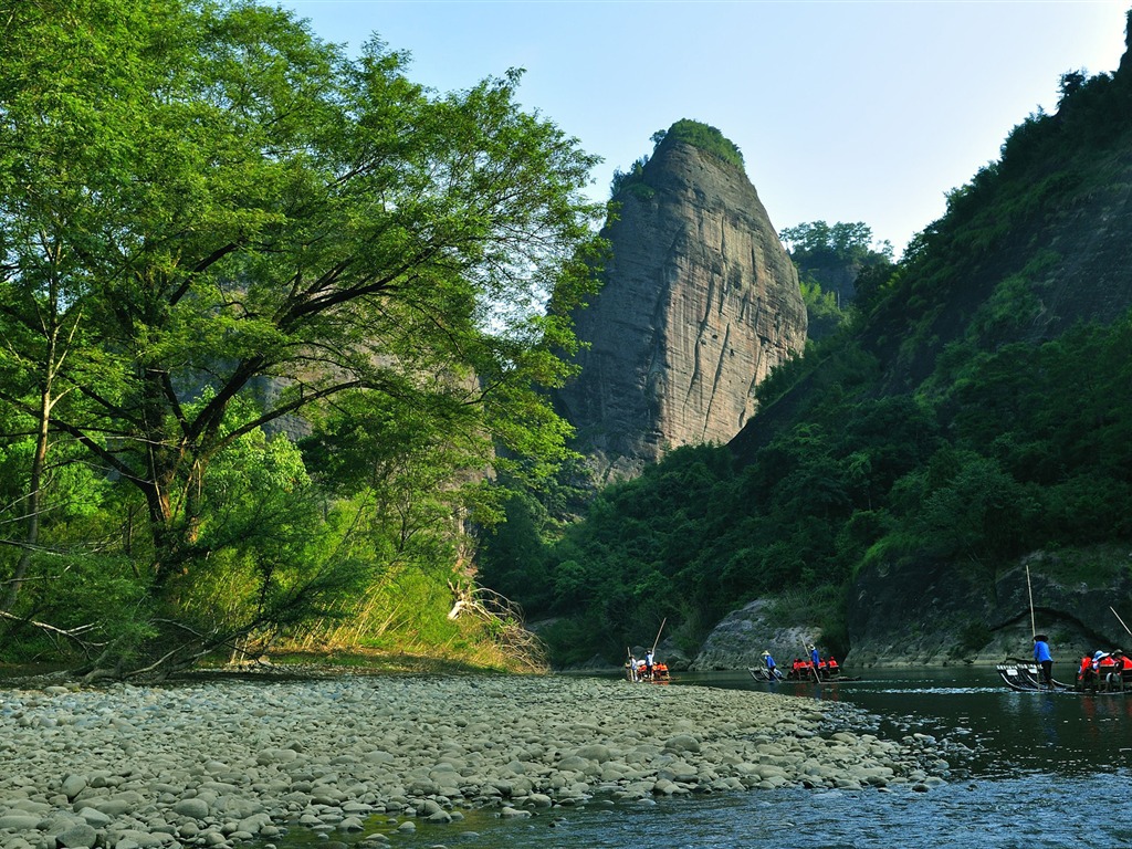 Wuyi jiuqu scenery (photo Works of change) #14 - 1024x768