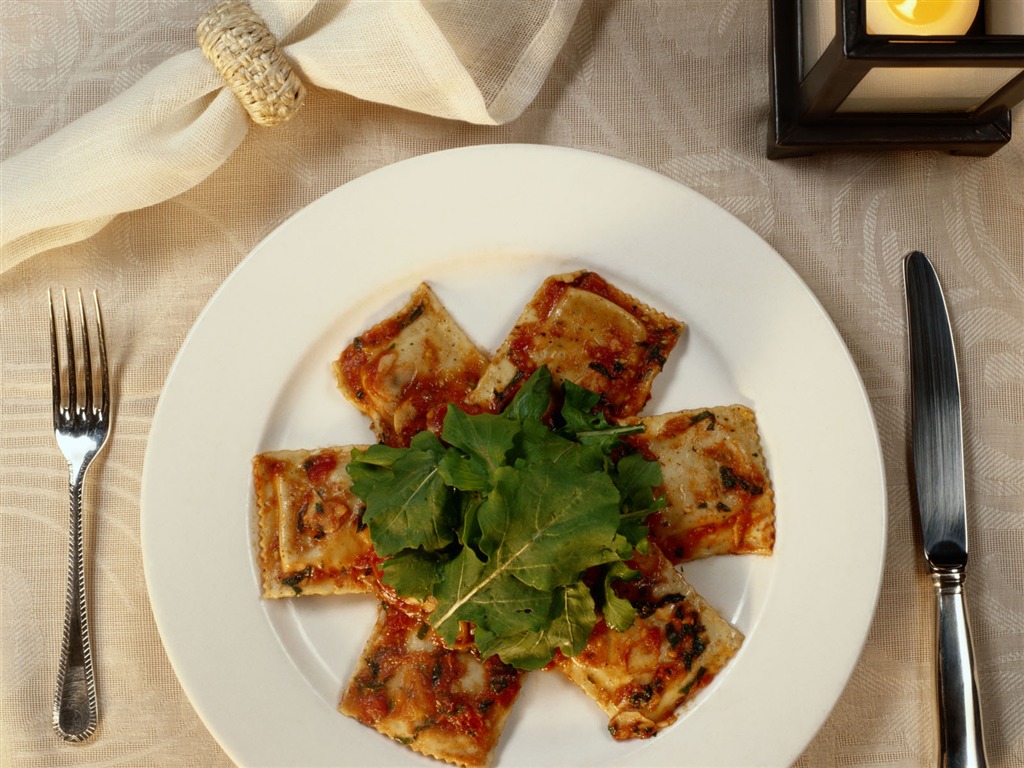 Gourmet dinner wallpaper (9) #2 - 1024x768
