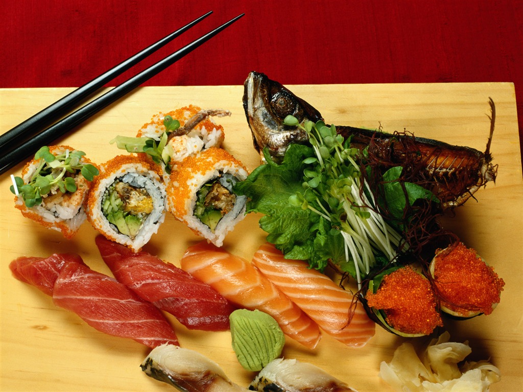 Gourmet dinner wallpaper (9) #10 - 1024x768