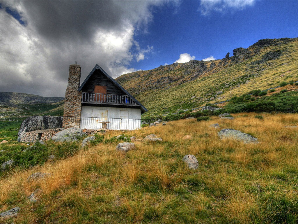 Mountain Valley Landscape wallpaper (1) #5 - 1024x768