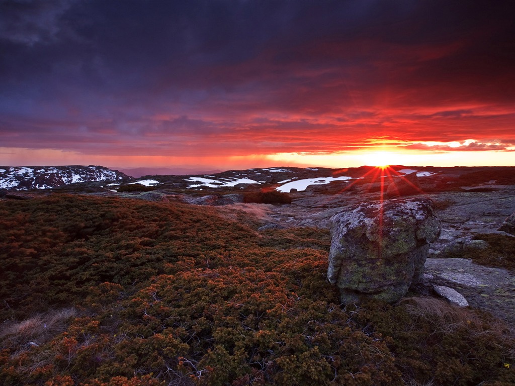 Mountain Valley Landschaft Wallpaper (1) #6 - 1024x768