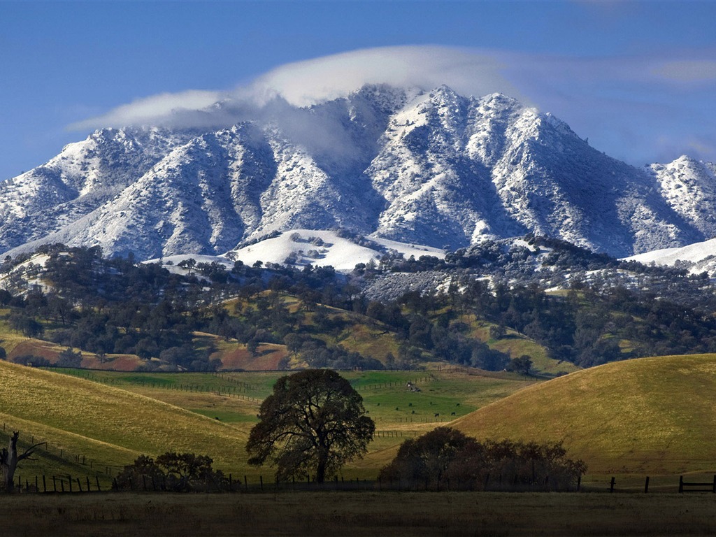 Mountain Valley Landscape wallpaper (1) #9 - 1024x768